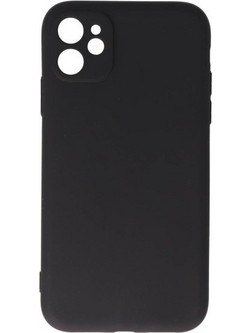 Forcell iPhone 11 Soft Touch Θήκη Σιλικόνης - Black