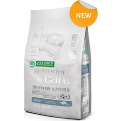 Nature's Protection Superior Care White Dogs Adult Small & Mini Grain Free with Fish 10kg