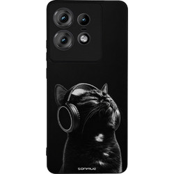 Sonique Men's Edition Θήκη Audio Kitten - Black (Motorola Edge 50 Pro 5G)