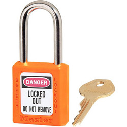 Λουκέτο Ασφαλείας Zenex 410 Orange Keyed different-Key retaining