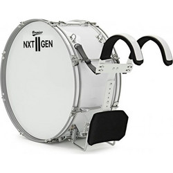 PREMIER NXT GEN 24" x 10" Traditional White Γκράν Κάσα Παρέλασης με Εξάρτηση και Κόπανους