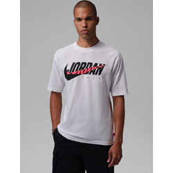 JORDAN Ανδρική κοντομάνικη μπλούζα M J BRK ES SWOOSH 85 SS CRWNike Air Jordan WHITE άνδρες