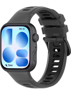 Techsuit W084 Λουράκι Σιλικόνης Black (Huawei Watch Fit 3 / Fit 4 / Fit 4 Pro / Fit 5 / Fit 5 Pro)
