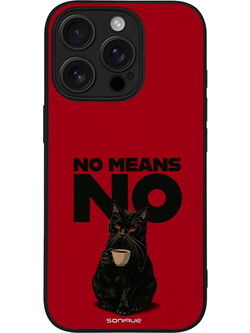 Sonique Men's Edition Θήκη No Means No (iPhone 16 Pro)