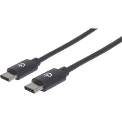 Manhattan 353526 USB-C to USB-C 1m Black