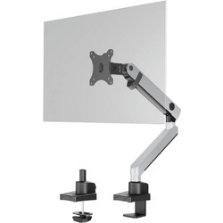 Durable Select Plus Βάση Γραφείου Οθόνης έως 32" με Βραχίονα Ασημί