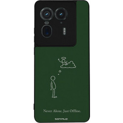 Sonique Men's Edition Θήκη με Σχέδιο «Never Alone» (Motorola Edge 50 Ultra)