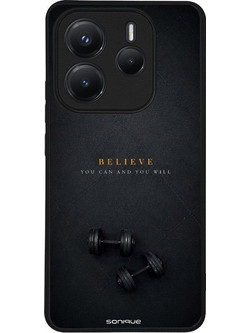Sonique Men's Edition Back Cover με Σχέδιο «Believe» (Xiaomi Redmi Note 14 5G)