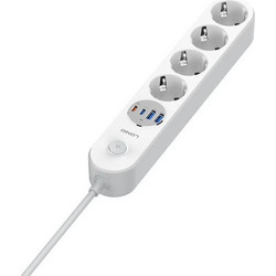 Πολύπριζο Ασφαλείας Σούκο 4 Θέσεων με 2 Θύρες USB C1 και 2 Θύρες USB C2