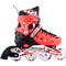 Αθλοπαιδιά Inline Αυξομειούμενα Rollers Μαύρα Κόκκινα 3K 2.10305