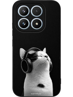 Sonique Men's Edition Audio Kitten Back Cover White (Xiaomi 17 5G)