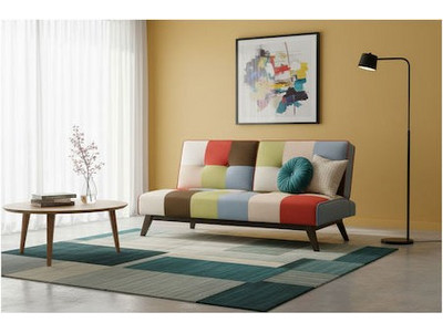 Possina Jumble Διθέσιος Καναπές Κρεβάτι Πολύχρωμος 180x83x78cm 162722689