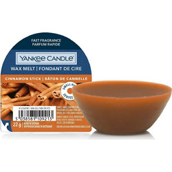 Αρωματικό Κερί Wax Melt Yankee Candle με διάρκεια καύσης έως 8 ώρες και άρωμα Cinnamon Stick 1676078E