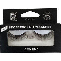 Ro Accessories Βλεφαρίδες με κόλλα 3D Volume EY190