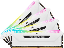 Corsair Vengeance RGB Pro SL 64GB (4X16GB) DDR4 RAM 3200MHz C16 White