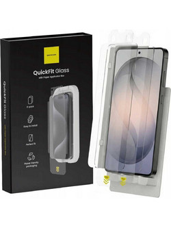 Tempered Glass Samsung Galaxy S26 Ultra Spacecase QuickFit Glass Αντιχαρακτικό Γυαλί Προστασίας Οθόνης με Απλικατέρ QuickFit 2 Τεμάχια - Clear (5905719138820)