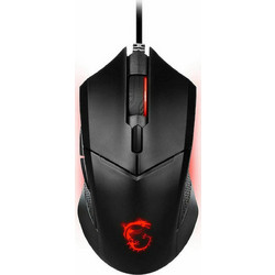 MSI Clutch GM08 Ενσύρματο Gaming Ποντίκι RGB 3200 DPI Black
