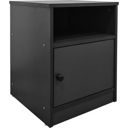 Κομοδίνο Lenea pakoworld ανθρακί 40x40x50εκ