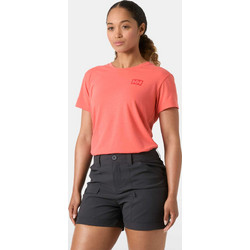 HELLY HANSEN Κοντομάνικη Μπλούζα W SKOG RECYCLED GRAPHIC PINK γυναίκες