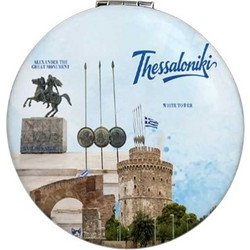 Σετ 12Χ - Kαθρέπτης τσέπης Souvenir - Thessaloniki - 7*7*3cm - 871826