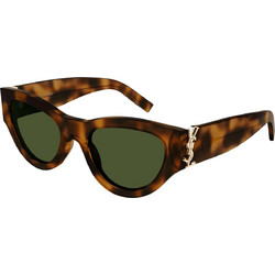 Saint Laurent SL M94 003 Γυναικεία Γυαλιά Ηλίου Cat Eye Κοκάλινα Ταρταρούγα με Πράσινο Polarized Φακό