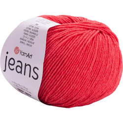 Νήμα Πλεξίματος Jeans για Καλοκαιρινά Πλεκτά 55% βαμβάκι και 45% ακρυλικό 50gr 160mtr. σε Κόκκινο 26 1τεμ