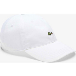Lacoste Καπέλο Jockey Υφασμάτινο Λευκό 3RK0491-001