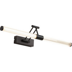 ΦΩΤΙΣΤΙΚΟ ΜΠΑΝΙΟΥ ΣΩΛΗΝΑ LED 18W 4000K ΜΑΥΡΟ 60CM 6845 - 6845