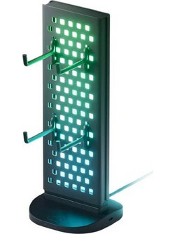 Nanoleaf Pegboard Desk Dock Black Φωτιστικό Γραφείου