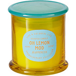 Κερί σε γυάλινο δοχείο με άρωμα Oh Lemon Happiness 9,1x9,1x10,9cm 27454 CA499