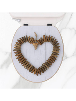 ΚΑΠΑΚΙ WC MDF STONE HEART 37X46
