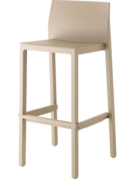 BAR STOOL KATE ART. 2344 Σκαμπο bar απο τεχνοπολυμεριο tortora χρώμα ,κάθισμα ύψος 75 cm SET 4 TMX