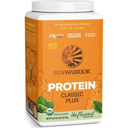 Sunwarrior Classic Plus Protein Natural Φυτική Πρωτεΐνη Χωρίς Γλουτένη 750gr