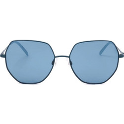 Missoni MMI0080/S Blue Ανδρικά Γυαλιά Ηλίου Πολυγωνικά Κοκάλινα Μαύρα με Μπλε Polarized Φακό
