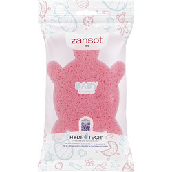 Zansot Baby 6 Months Sponge Βρεφικό Σφουγγαράκι Ιδανικό για την Ευαίσθητη Επιδερμίδα του Μωρού σας 1 Τεμάχιο - Ρόζ Χελωνίτσα