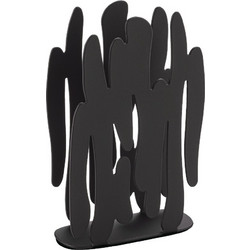 Alessi BARK Χαρτοπετσετοθήκη Μεταλλική Μαύρη 7,5x3x12 Εκ