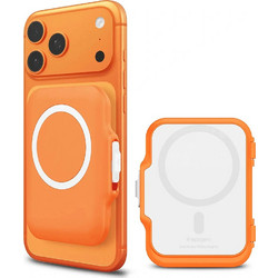 Spigen MagSafe Θήκη Καρτών Magnetic Wallet TinTap MagFit+ Orange