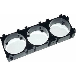 TIPA Battery holder module for 3 cells made of 18650