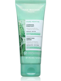 Yves Rocher Pure Menthe Purifying Scrub Προσώπου 75ml