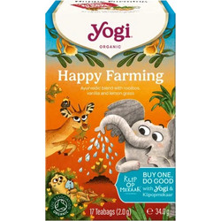Yogi Tea Βιολογικό Τσάι Happy Farming 17 Teabags 18642