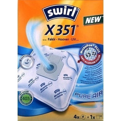 Swirl X351 Σακούλες Σκούπας 4τμχ Συμβατές με Σκούπα Hoover / Severin