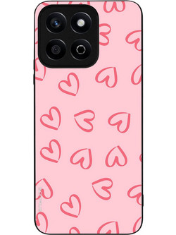 Sonique Heart Series Θήκη (Honor X7c) Ροζ