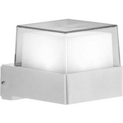 Powertech POWERTECH LED φωτιστικό τοίχου HLL-0156, 7W, 4000K, 560lm, IP65, λευκό