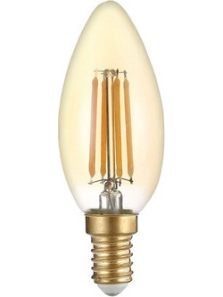 OPTONICA OPTONICA LED λάμπα Candle C35 Filament 1490, 4W, 2500K, E14, 400lm