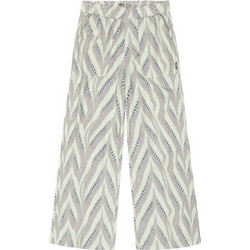 Παντελόνι γυναικείο Helia Printed Pants Picture Μπεζ