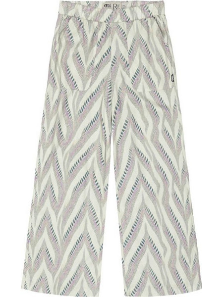 Παντελόνι γυναικείο Helia Printed Pants Picture Μπεζ