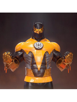 Φιγούρα Yellow Lantern Batman Bust Sculptures 3D Printing 3D εκτυπωμένη