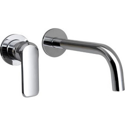 Μπαταρία νιπτήρος εντοιχισμού 2 οπών Chiara Flat Sphera Chrome