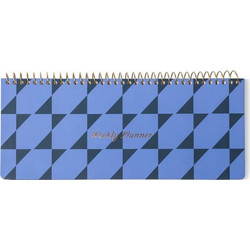 DESIGNWORKS INK WEEKLY PLANNER PAD 30X12CM 80 ΣΕΛΙΔΕΣ BLUE AND NAVY WPP-1002