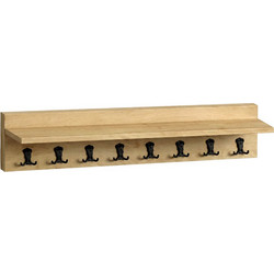 Κρεμάστρα τοίχου Vettini Megapap χρώμα sapphire oak 100x12x20εκ